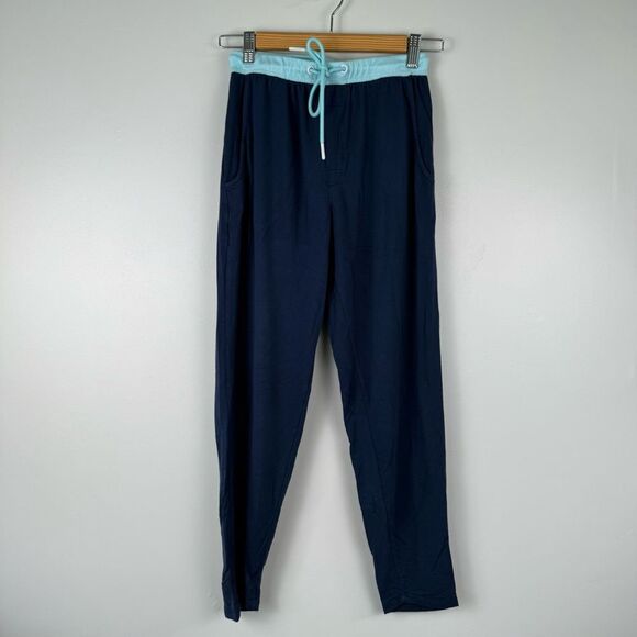 Jambys Unisex Long Jambys Size XS Navy Pockets Drawstring Pull on - Picture 1 of 5